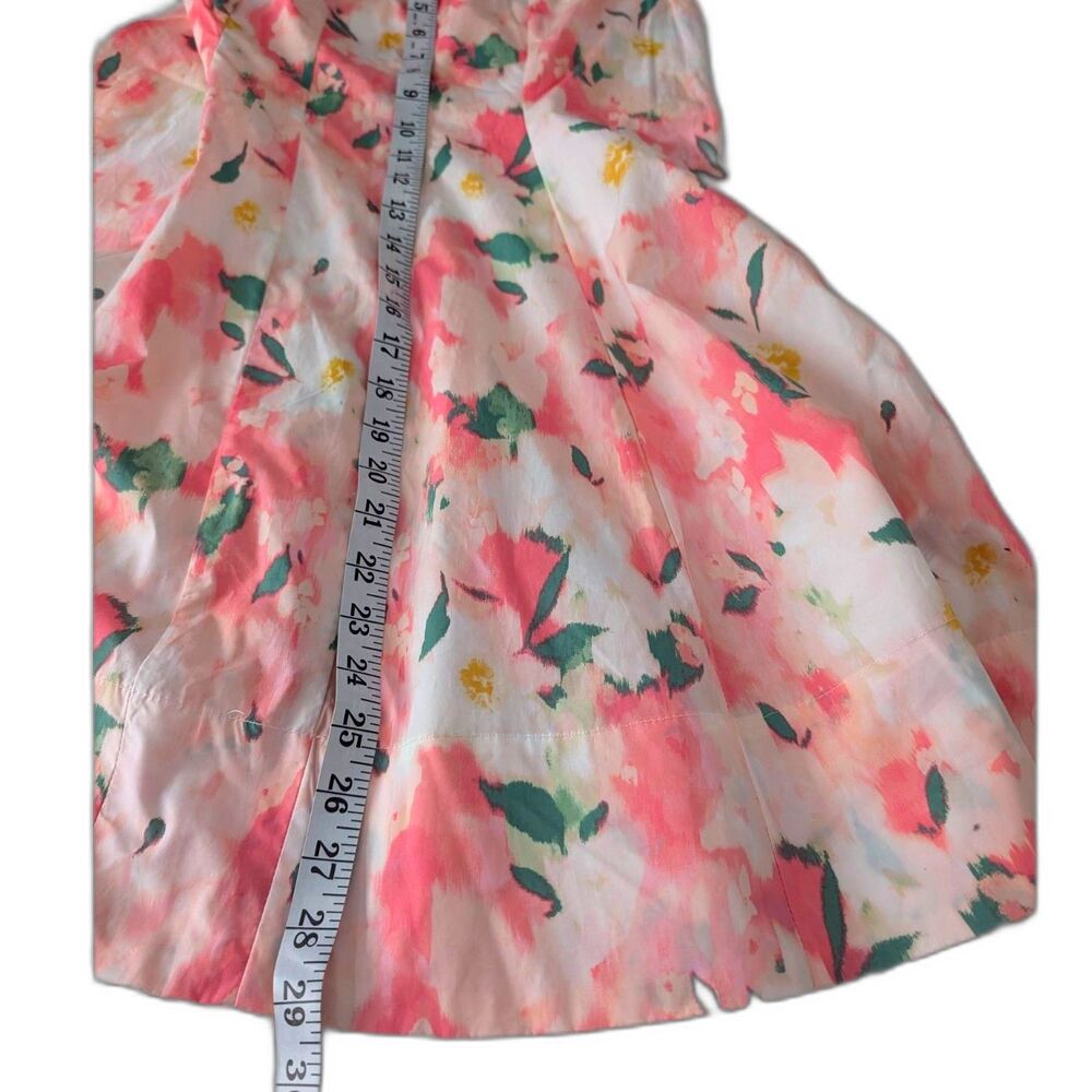 A New Day Women's Corset Mini A-Line Dress Pink Floral Size 10 - Picture 6 of 9